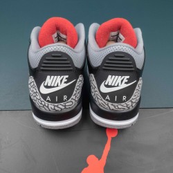 Nike Air Jordan 3 Black Red AJ3 Basketball Shoes For Men 