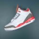 Nike Air Jordan 3 Red Gray White AJ3 Basketball Shoes For Men Women