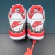 Nike Air Jordan 3 Red Gray White AJ3 Basketball Shoes For Men Women