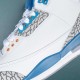 Nike Air Jordan 3 White Blue AJ3 Basketball Shoes For Men