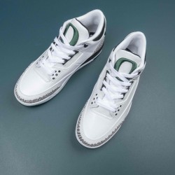 Nike Air Jordan 3 White Gray Greem AJ3 Basketball Shoes For Men 