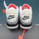 Nike Air Jordan 3 White Gray Red AJ3 Basketball Shoes For Men Women