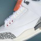 Nike Air Jordan 3 White Gray Red AJ3 Basketball Shoes For Men Women