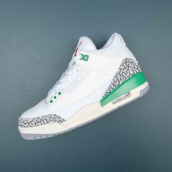 Nike Air Jordan 3 White Green AJ3 Basketball Shoes For Men 