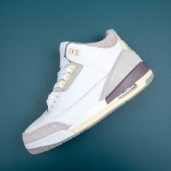 Nike Air Jordan 3 Beige Gray AJ3 Basketball Shoes For Men Women 