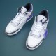 Nike Air Jordan 3 Purple White AJ3 Basketball Shoes For Men Women