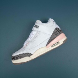 Nike Air Jordan 3 White Pink AJ3 Basketball Shoes For Men Women 