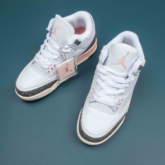 Nike Air Jordan 3 White Pink AJ3 Basketball Shoes For Men Women