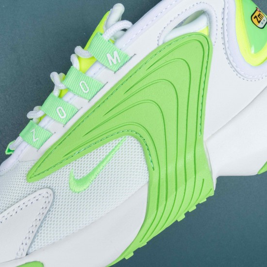 Nike Zoom 2K Green White Yellow Casual Shoes For Men