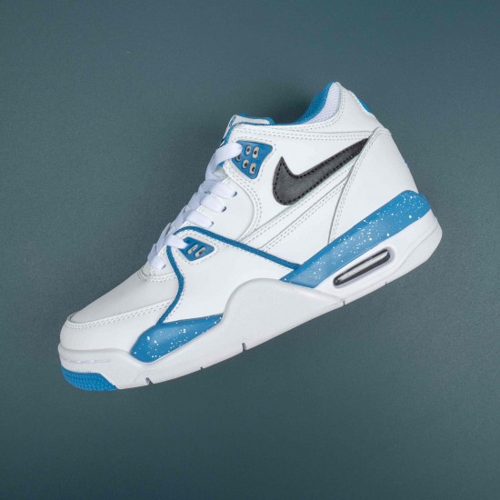 Nike Air Fight 89 White Blue Basketball Shoes For Men