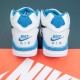 Nike Air Fight 89 White Blue Basketball Shoes For Men