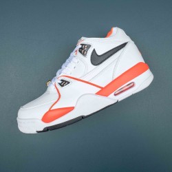 Nike Air Fight 89 White Orange Low-top Basketball Shoes For Men 