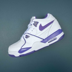 Nike Air Fight 89 White Purple Basketball Shoes For Men 