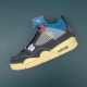 Nike Air Jordan 4 UNC Black AJ4 Basketball Shoes For Men