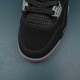 Nike Air Jordan 4 Black Red AJ4 Basketball Shoes For Men