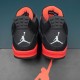 Nike Air Jordan 4 Black Red AJ4 Basketball Shoes For Men