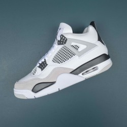 Nike Air Jordan 4 Black White Gray AJ4 Basketball Shoes For Men 