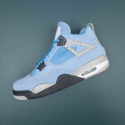 Nike Air Jordan 4 Blue Gray AJ4 Basketball Shoes For Men 