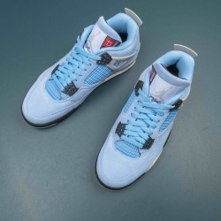 Nike Air Jordan 4 Blue Gray AJ4 Basketball Shoes For Men 