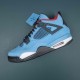 Nike Air Jordan 4 Blue Red Black AJ4 Basketball Shoes For Men