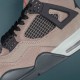 Nike Air Jordan 4 Gray Fuchsia AJ4 Basketball Shoes For Men Women