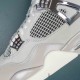 Nike Air Jordan 4 Gray Sliver AJ4 Basketball Shoes For Men Women