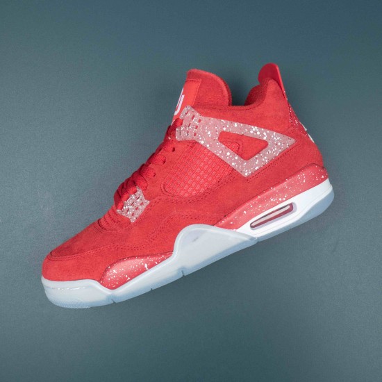 Nike Air Jordan 4 Red AJ4 Basketball Shoes For Men Women