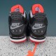 Nike Air Jordan 4 Low AJ4 Black Red Basketball Shoes For Men