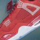 Nike Air Jordan 4 Oklahoma Sooners AJ4 Red White Basketball Shoes For Men