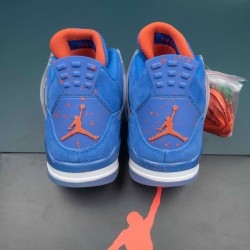 Nike Air Jordan 4 PE Gators AJ4 Blue Basketball Shoes For Men 