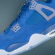 Nike Air Jordan 4 PE Gators AJ4 Blue Basketball Shoes For Men