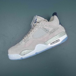 Nike Air Jordan 4 PE Georgetown AJ4 Gray White BLue Basketball Shoes For Men 