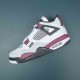 Nike Air Jordan 4 PSG AJ4 Deepwine Basketball Shoes For Men