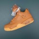 Nike Air Jordan 4 Premium Ginger Brown AJ4 Basketball Shoes For Men