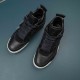 Nike Air Jordan 4 Premium Pony HAir Black AJ4 Basketball Shoes For Men