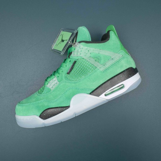 Nike Air Jordan 4 Retro AJ4 Green Basketball Shoes For Men