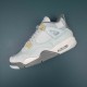 Nike Air Jordan 4 Retro Craft AJ4 Gray Basketball Shoes For Men