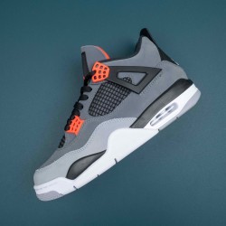 Nike Air Jordan 4 Gray AJ4 Basketball Shoes For Men 