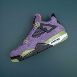 Nike Air Jordan 4 Purple Green Low-top AJ4 Basketball Shoes For Men 