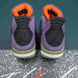 Nike Air Jordan 4 Purple Green Low-top AJ4 Basketball Shoes For Men 