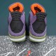 Nike Air Jordan 4 Purple Green Low-top AJ4 Basketball Shoes For Men