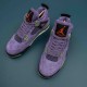 Nike Air Jordan 4 Purple Green Low-top AJ4 Basketball Shoes For Men