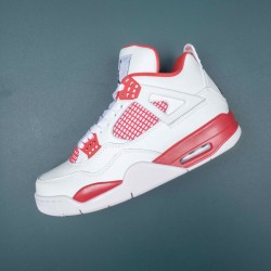 NikeAir Jordan 4 White Red Black AJ4 Basketball Shoes For Men Women 