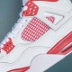 NikeAir Jordan 4 White Red Black AJ4 Basketball Shoes For Men Women