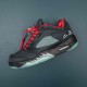 Nike Air Jordan 5 Black Red AJ5 Basketball Shoes For Men Women