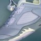 Nike Air Jordan 5 Gray Blue High-top AJ5 Basketball Shoes For Men Women