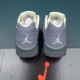 Nike Air Jordan 5 Gray Blue High-top AJ5 Basketball Shoes For Men Women