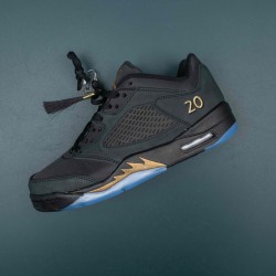 Nike Air Jordan 5 Low AJ5 Black Glod AJ5 Basketball Shoes For Men Women 