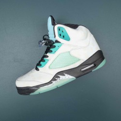 Nike Air Jordan Retro 5 Island Green AJ5 Basketball Shoes For Men Women 