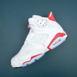 Nike Air Jordan 6 Red White High-top AJ6 Basketball Shoes For Men 